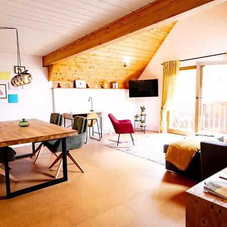 Birds-Nest Ferienwohnung Balkon Kaminofen Darstein Extérieur photo