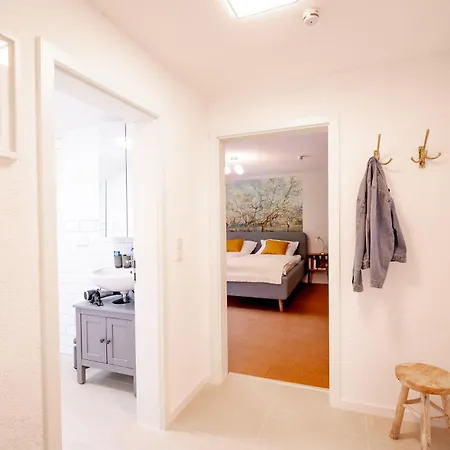 Birds-Nest Ferienwohnung Balkon Kaminofen Darstein Extérieur photo